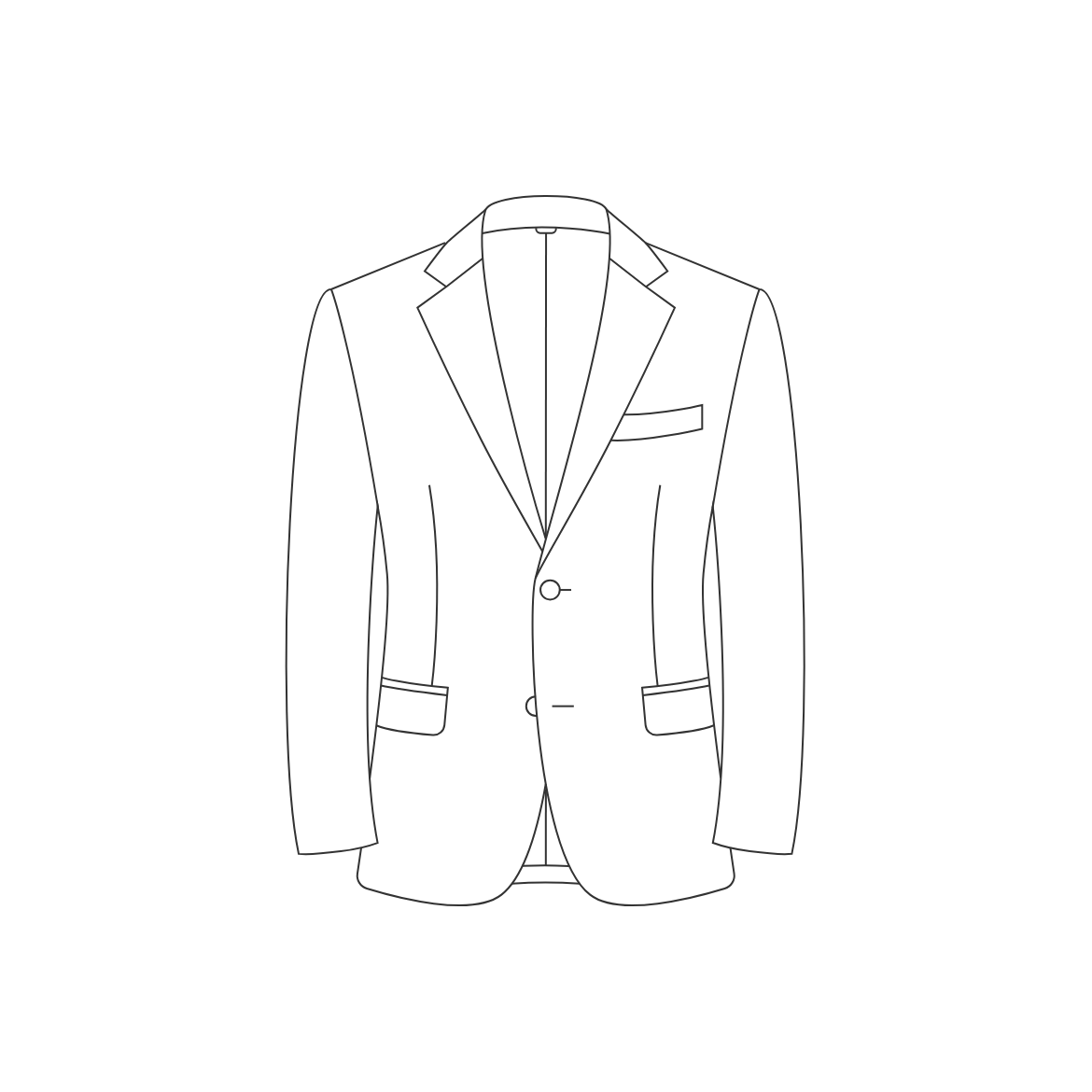 ジャケット（フロント）の各部名称